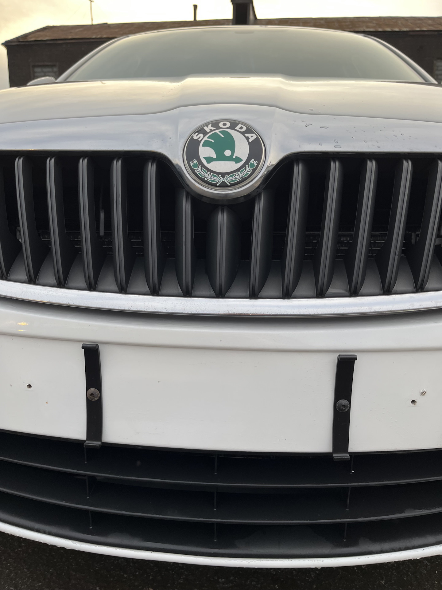 Номерные рамки или …) — Skoda Octavia A5 Mk2, 1,8 л, 2012 года ...