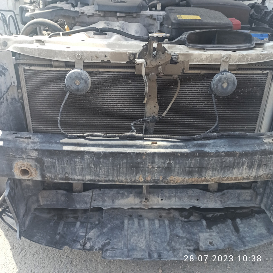 Мойка радиаторов и замена антифриза. — Toyota Camry (XV50), 2,5 л, 2012 ...
