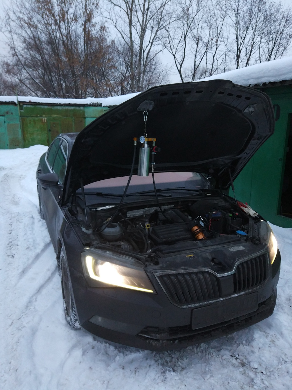 Skoda Superb 1.4 150 сил на промывке форсунок/инжектора — Промывка  форсунок/инжектора на DRIVE2