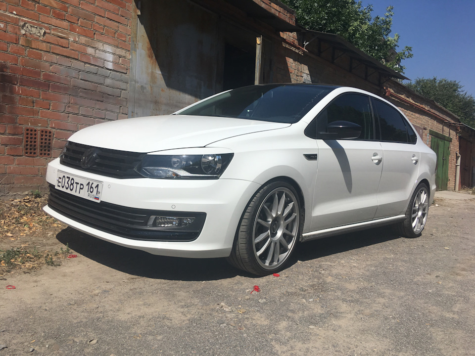 vw polo на 16 дисках