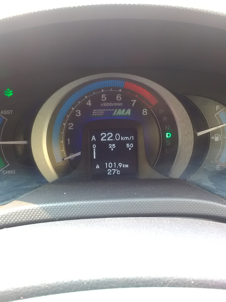 Опять про расход! — Honda Insight (2G), 1,3 л., 2009 года | наблюдение ...