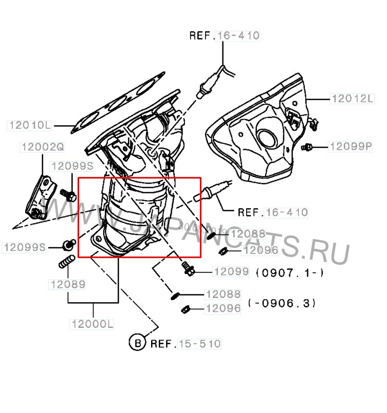 Снять теплоэкран выпускного коллектора 6B31 — Сообщество «Mitsubishi ...