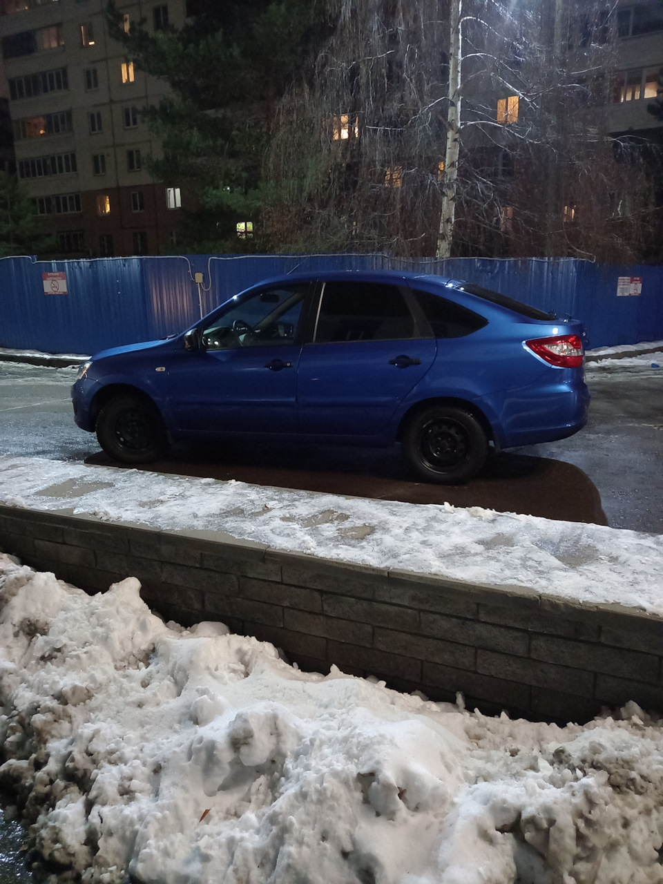 Долго горит лампа давления масла на холодную — Lada Гранта лифтбек, 1,6 ...