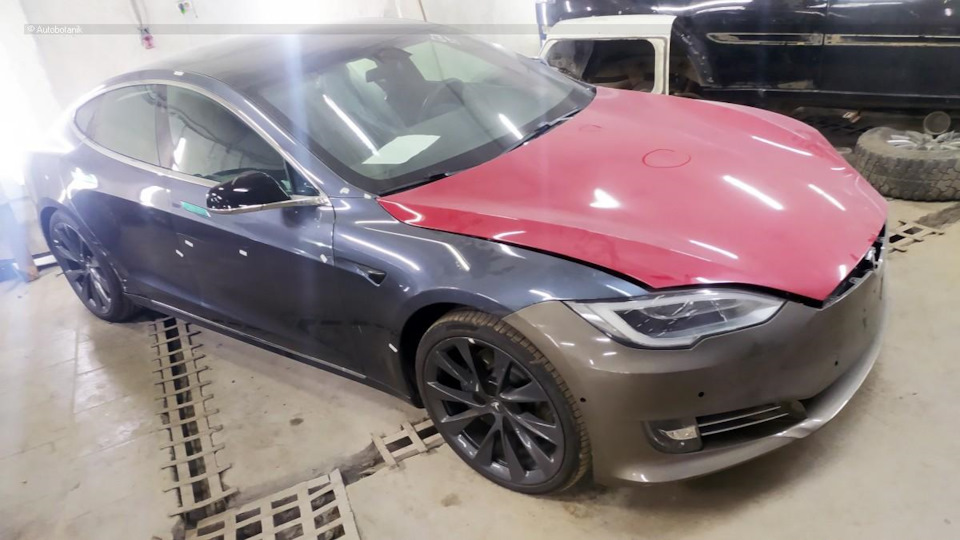 Tesla model x сверху