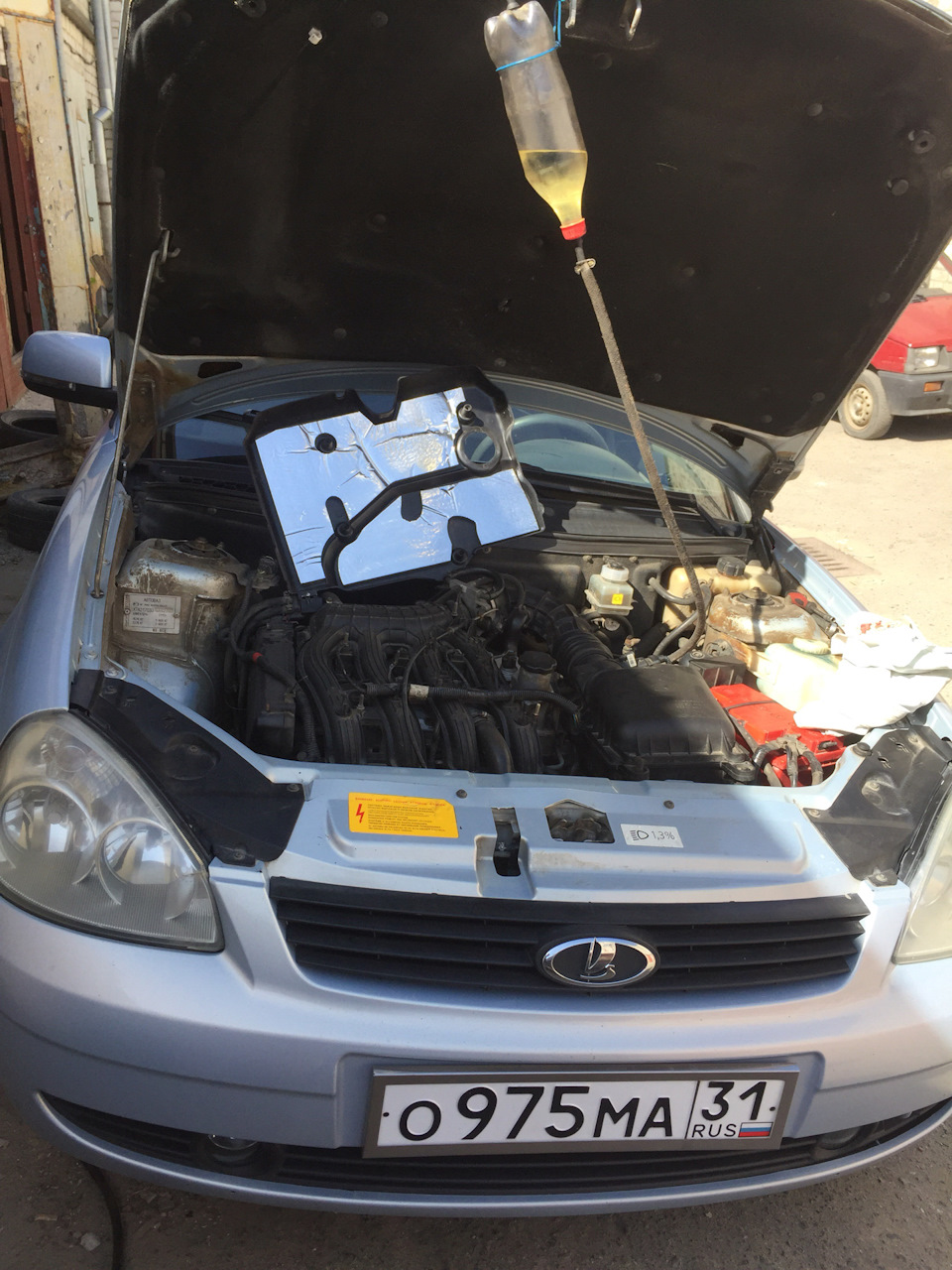 Промывка форсунок — Lada Приора седан, 1,6 л, 2008 года | плановое ТО ...