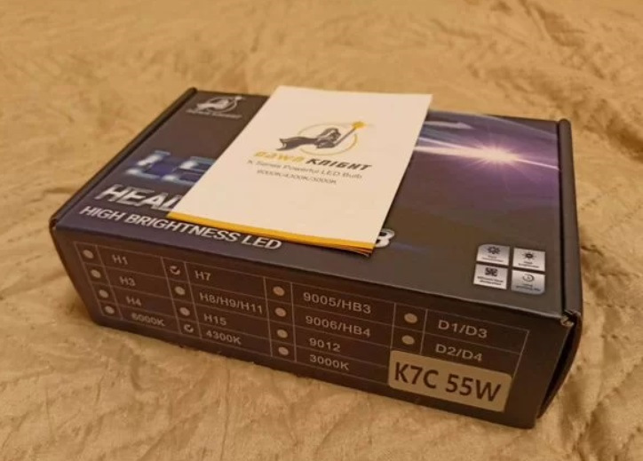 Led H7 4300k 110w k7c dawnknight. | 3 800 ₽ в городе Воронеж | DRIVE2