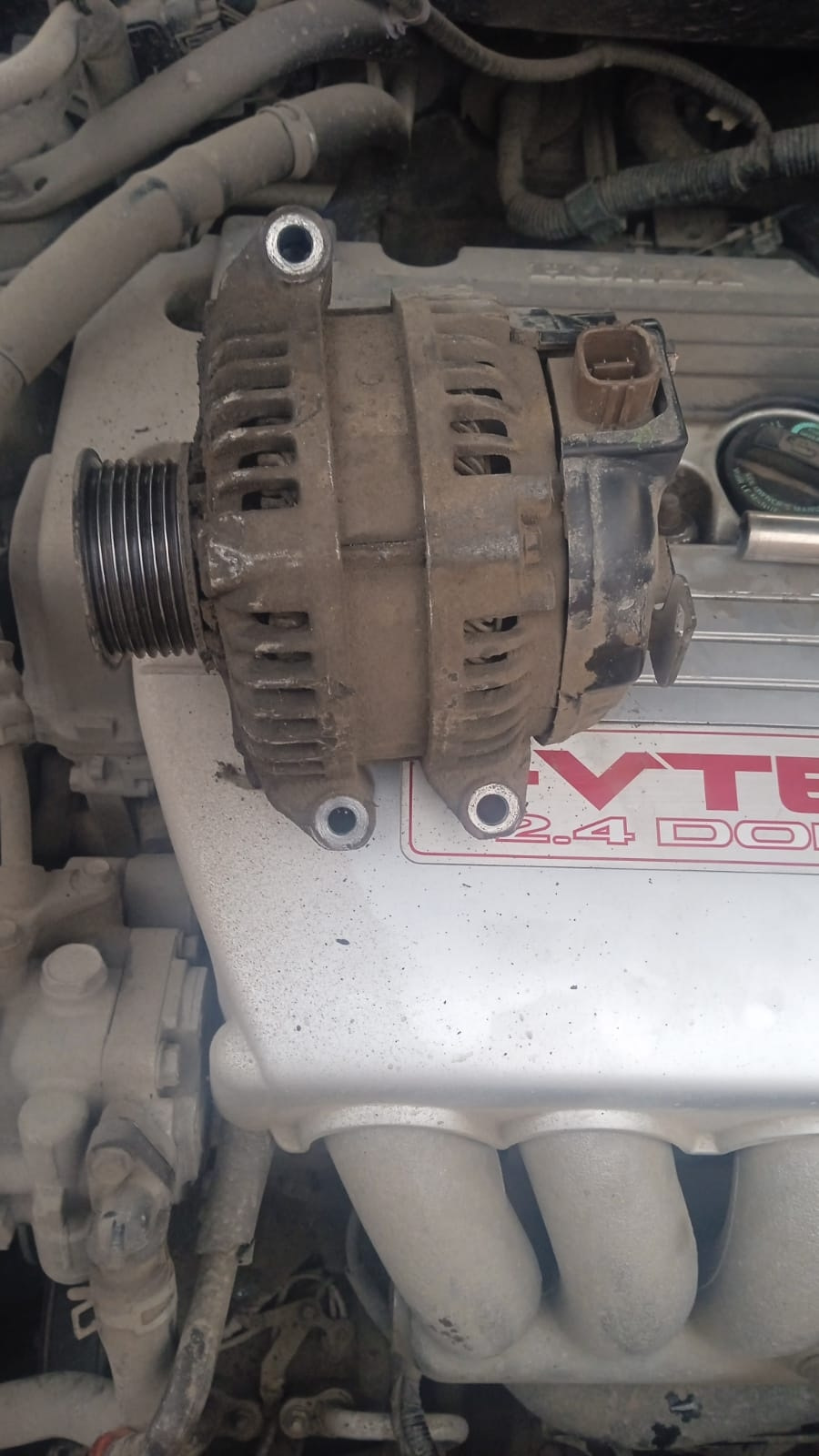 Дым из под капота .Ремонт генератора — Honda Accord (7G), 2,4 л, 2007 ...