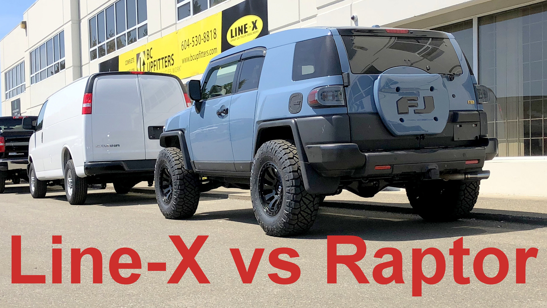 Line-X vs Raptor — Toyota FJ Cruiser, 4 л, 2014 года | стайлинг | DRIVE2