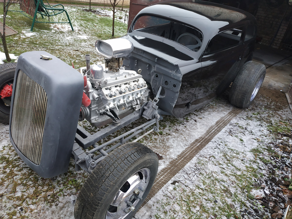 Хот род, по-немногу движемся — Москвич 401, 1,1 л., 1955 года ...