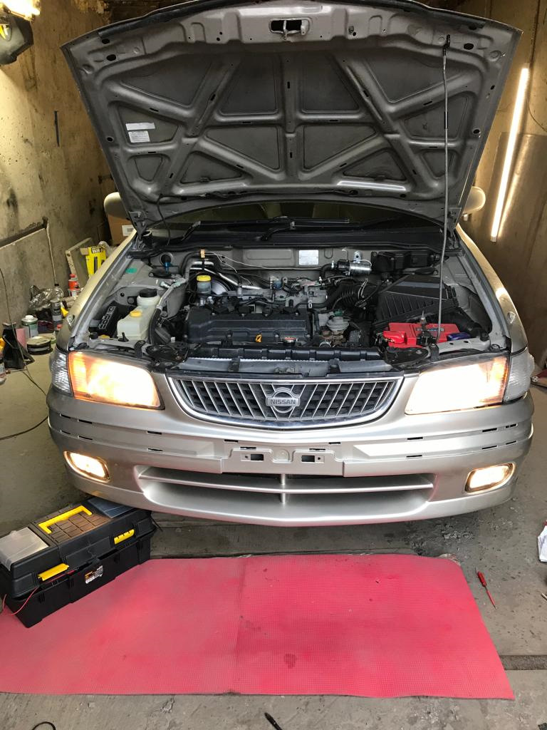 №9 СОБИРАЕМ МОРДУ НА 💛Взаимный SSS 4WD💛 — Nissan Sunny (B15), 1,5 л ...