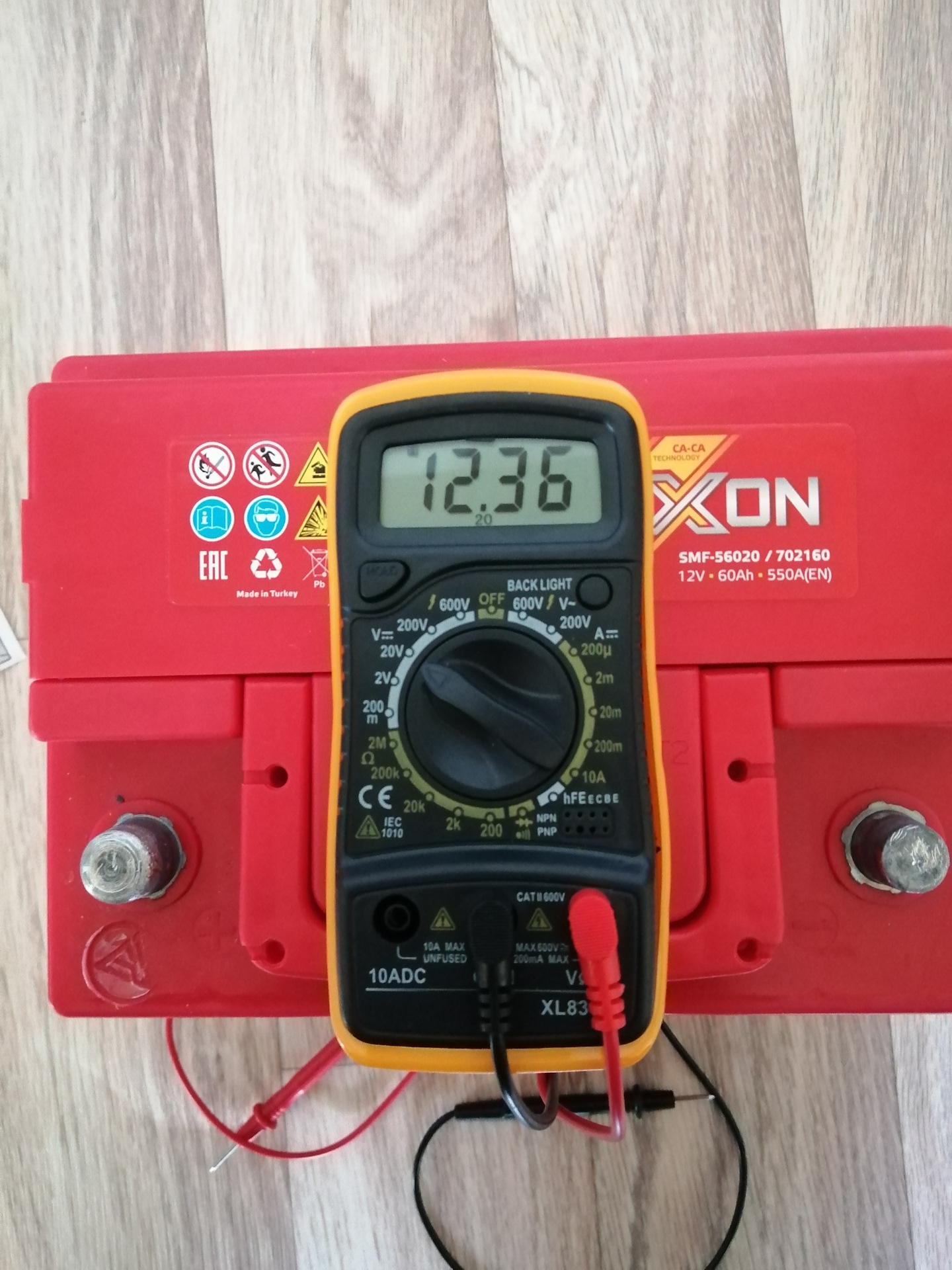 Аккумулятор TAXXON DRIVE EURO 60ah L+ — Lada Приора седан, 1,6 л, 2007 ...