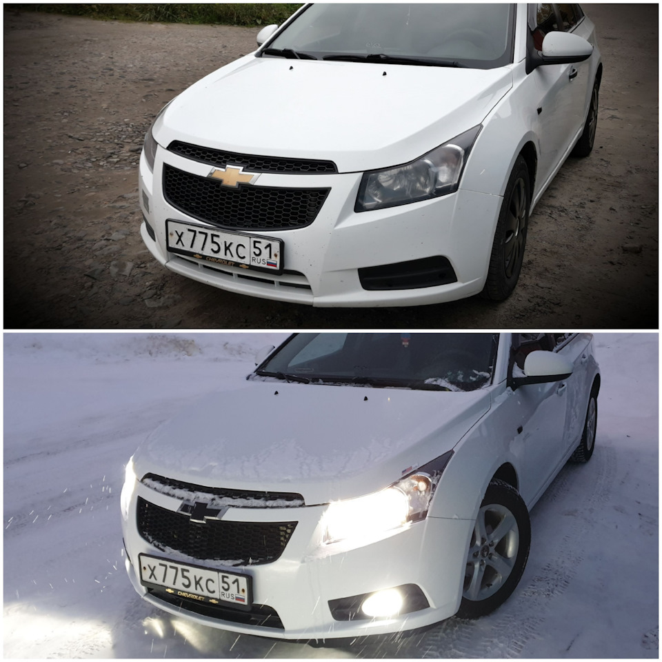 Фото (было-стало) — Chevrolet Cruze (1G), 1,6 л, 2010 года | кузовной  ремонт | DRIVE2