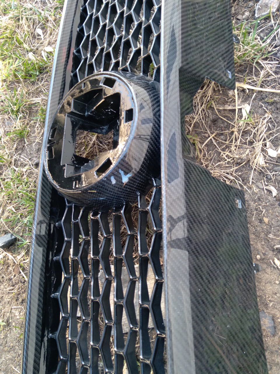 Самодельная решётка радиатора — Volkswagen Teramont, 0,5 л, 2019 года ...