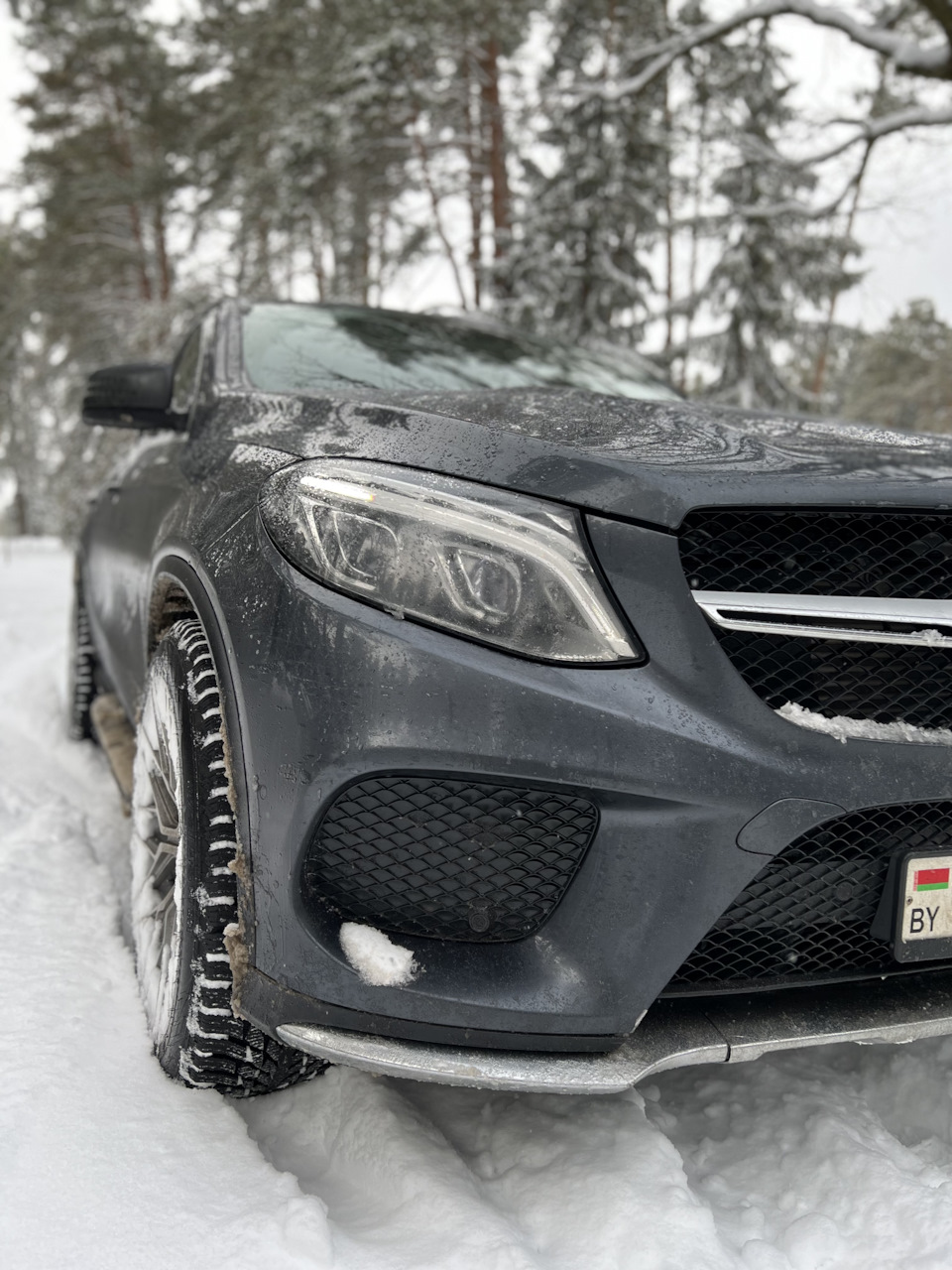 Зима, снег, фото — Mercedes-Benz GLE-Class Coupe (C292), 3 л, 2015 года |  фотография | DRIVE2