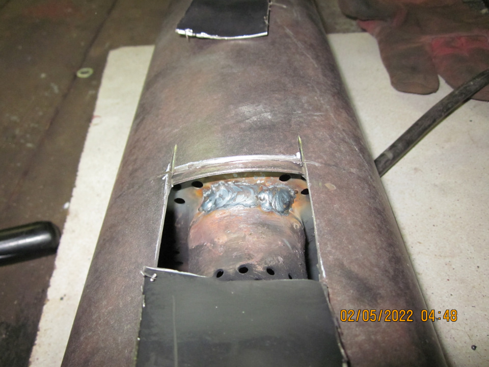 Прихватил сваркой трубу к перегородке — Lada Vesta SW (1G)