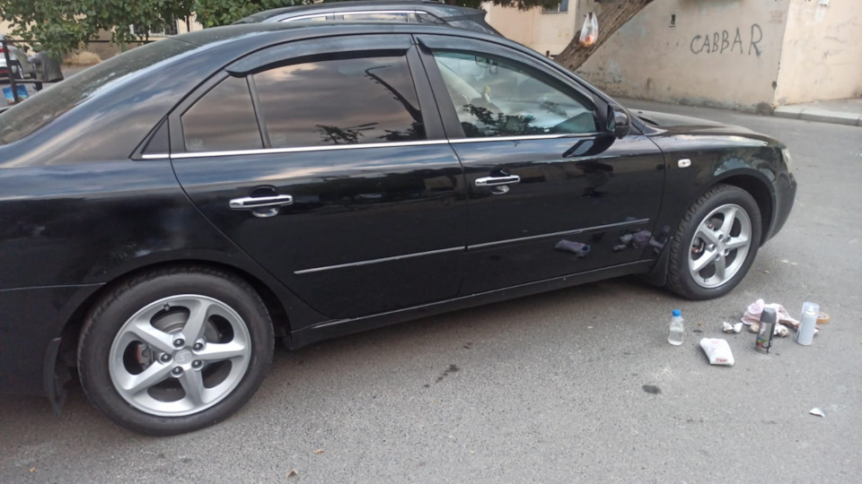 Нормальные диски поставь или как сам освежил диски — Hyundai Sonata NF ...