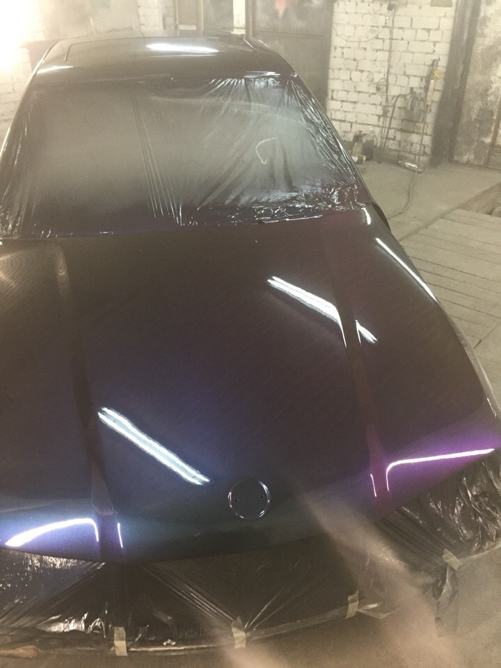 покраска в хамелеон — BMW 3 series (E36), 1,8 л, 1993 года | кузовной ...