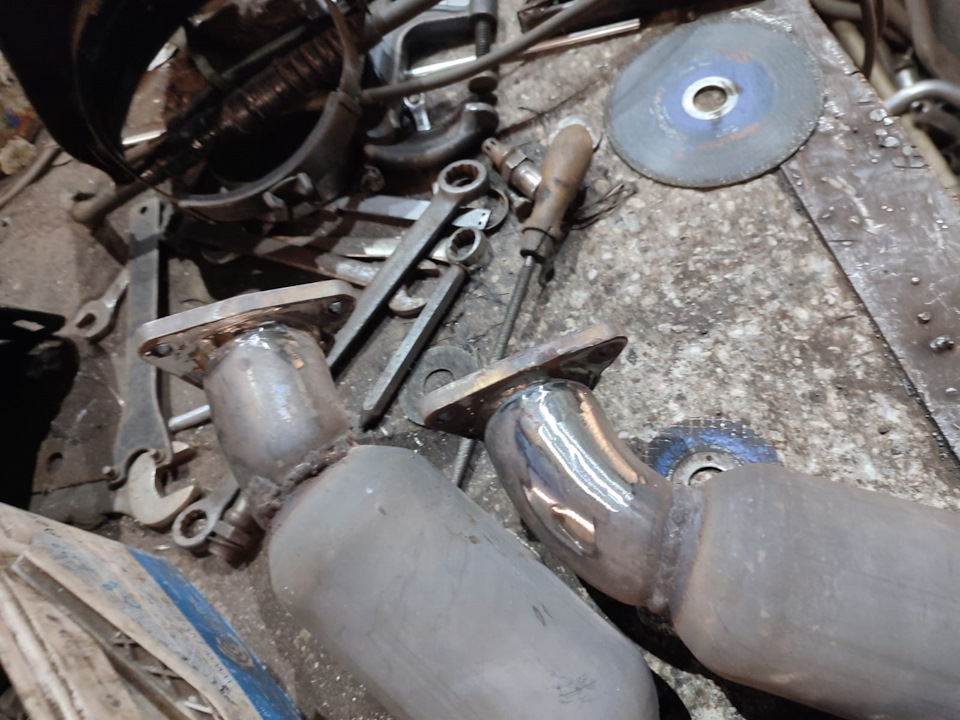 Прогорела гофра, зарычал авто)) перезалив — Porsche Cayenne (1G) 955/ ...