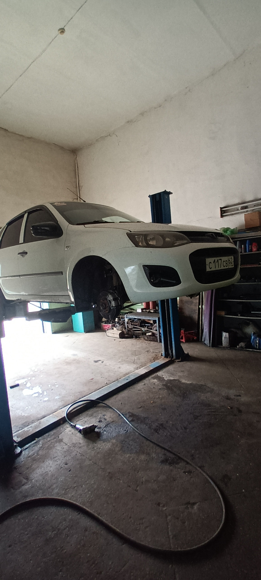 Замена рулевых наконечников и сход-развал — Lada Калина 2 хэтчбек, 1,6 ...