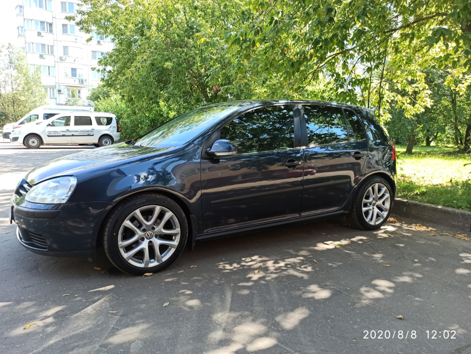 Donington r17 golf V продолжение — Volkswagen Golf Mk5, 1,6 л, 2006 ...