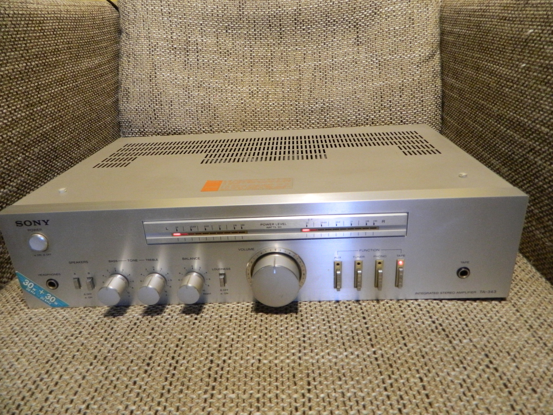 1981 Sony TA-343 Stereo Integrated Amplifier — Сообщество «Клуб Почитателей  Кассетных Магнитофонов» на DRIVE2