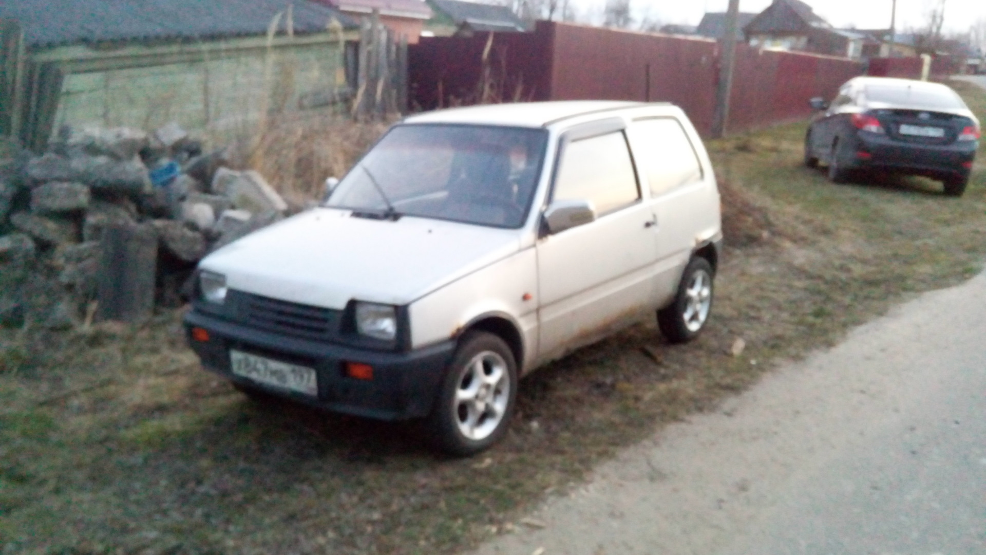 Литые диски R13 (3 шпильки) на Оку — Lada 11113 Ока, 0,7 л, 2003 года |  колёсные диски | DRIVE2