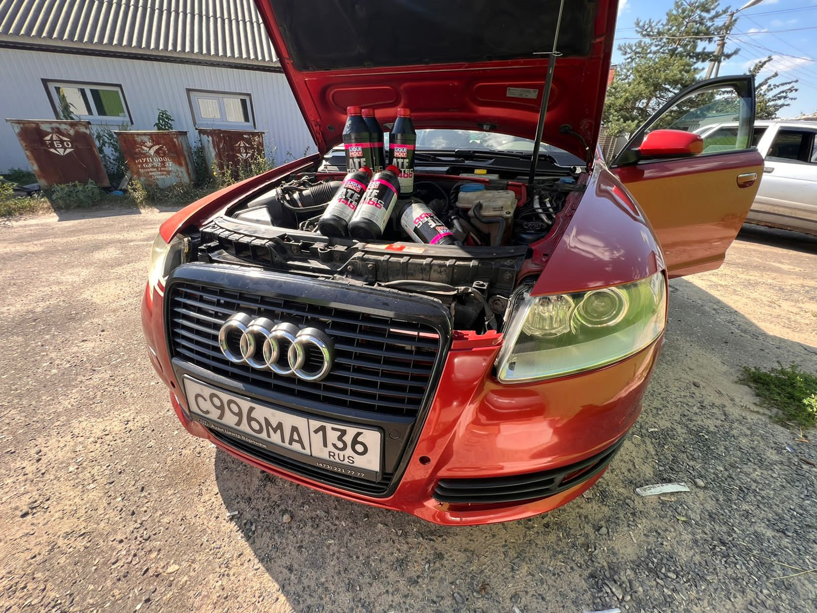 Замена масла в вариаторе и дифференциале — Audi A6 (C6), 2,4 л, 2007 ...