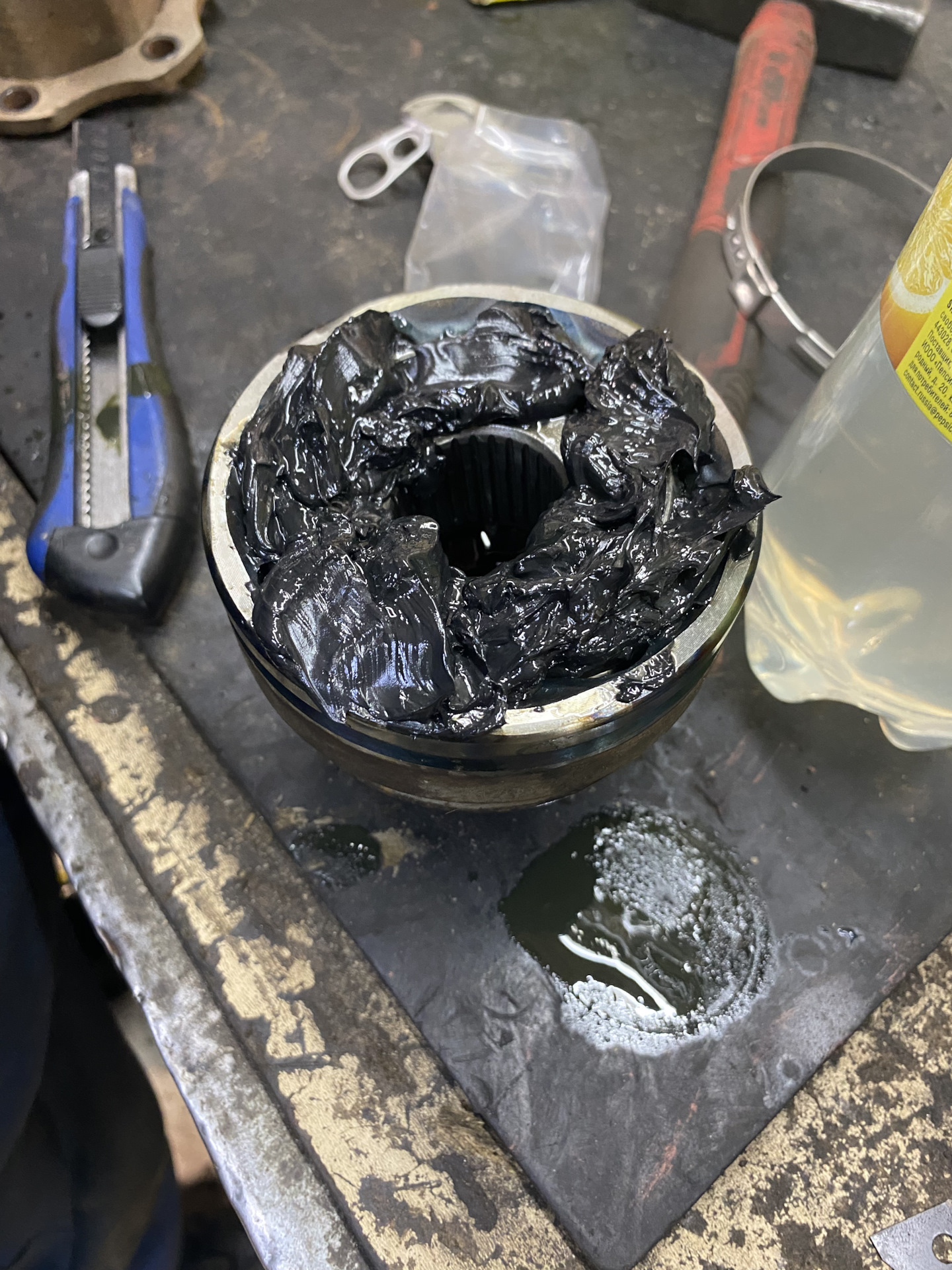 Замена пыльника на шрусе Audi A6/C7 2016г. — Audi A6 (C7), 2 л, 2016 ...