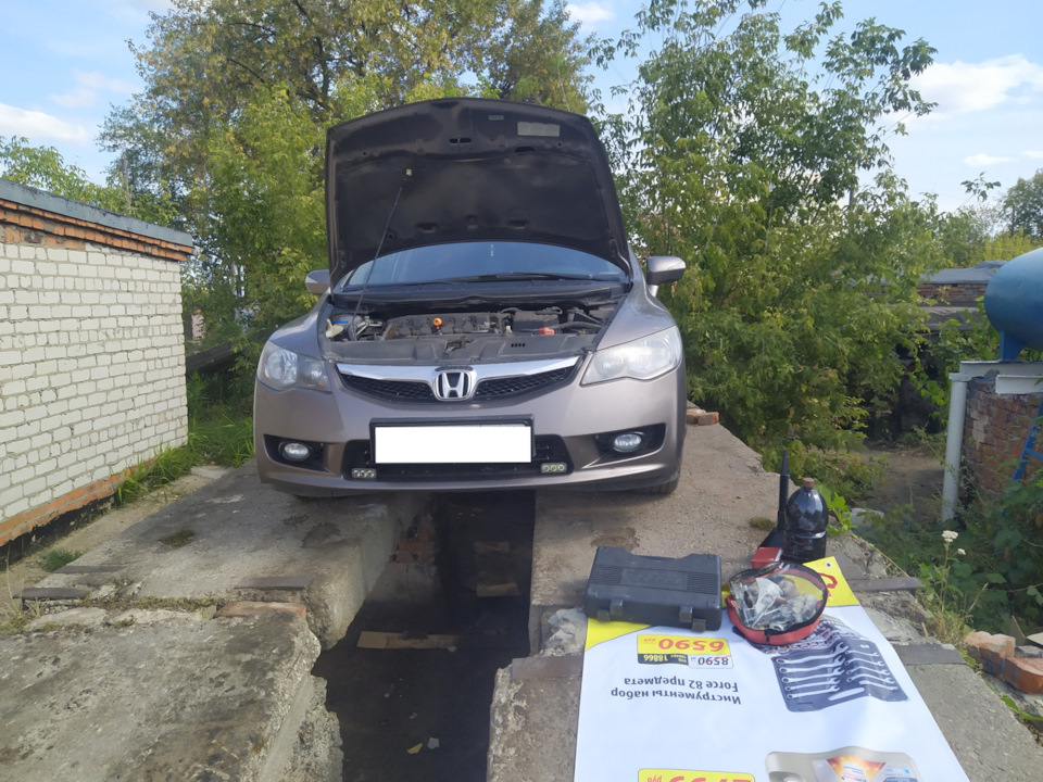 Масло АКПП, соленоиды — Honda Civic 4D (8G), 1,8 л, 2010 года ...