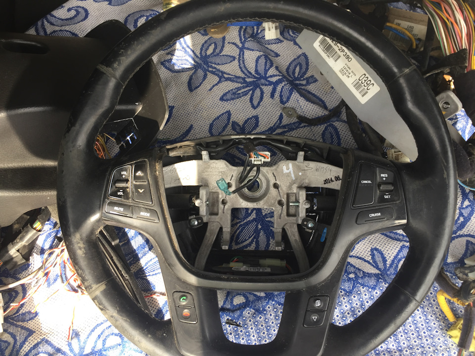 15# Подогрев рулевого колеса. — KIA Sorento (2G), 2,4 л, 2014 года ...