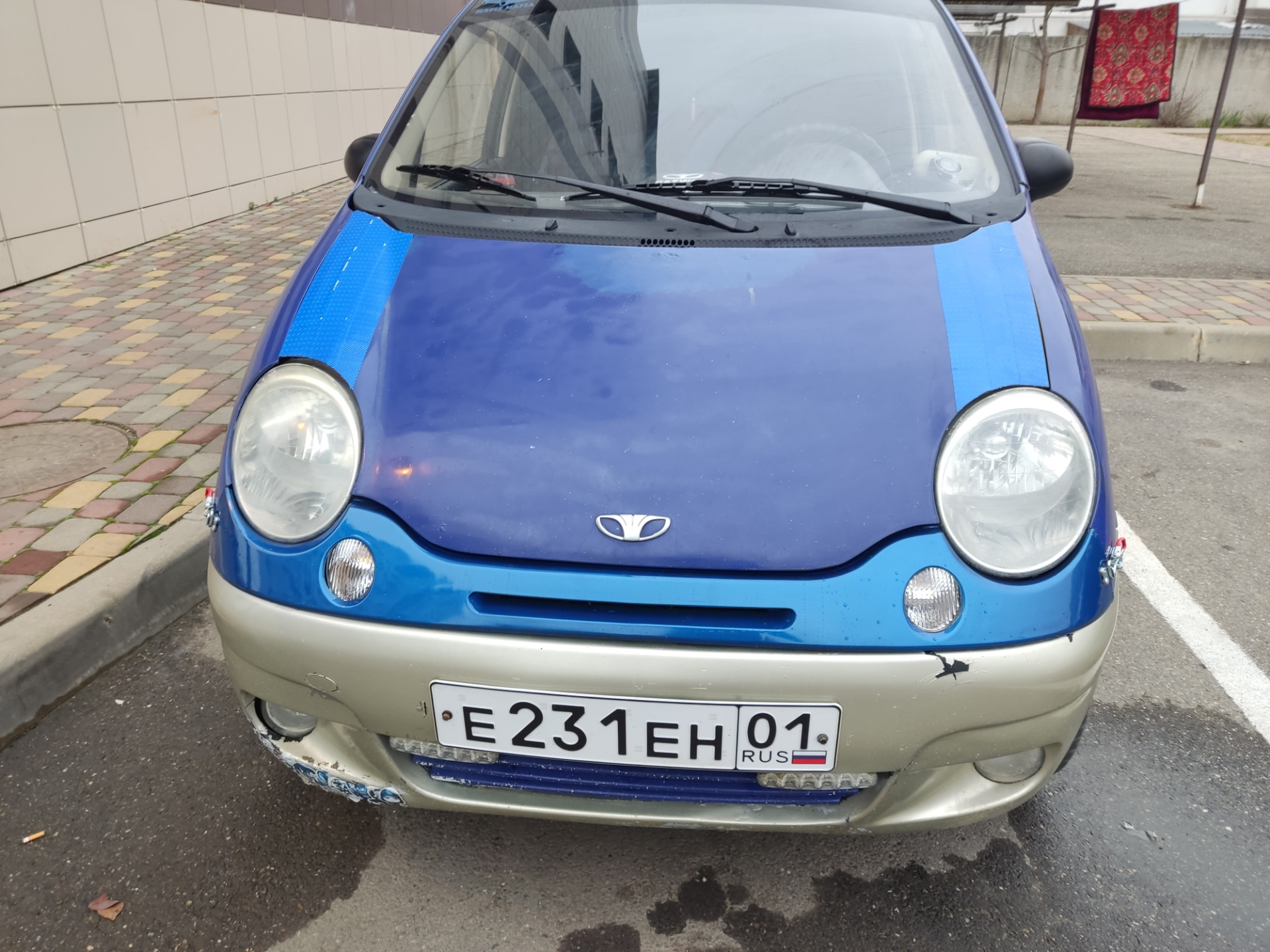 Daewoo Matiz розовый