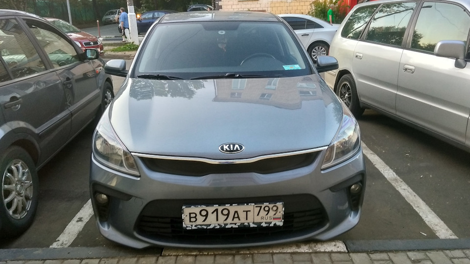 Чем выше скорость, тем лучше должны быть тормоза. — KIA Rio (4G), 1,4 л ...