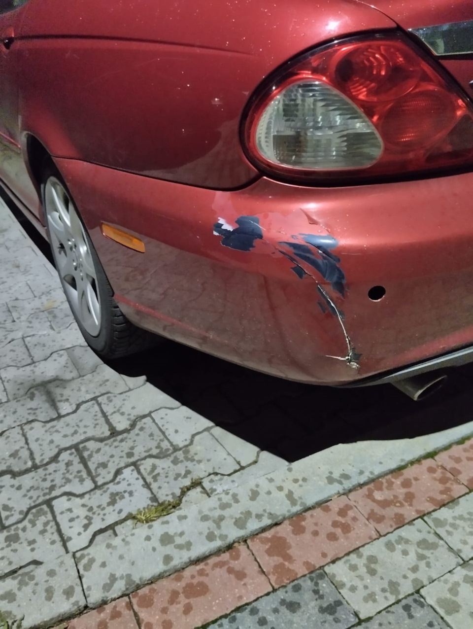 Ремонт и покраска бампера — Jaguar X-Type, 2,5 л, 2008 года | кузовной ...