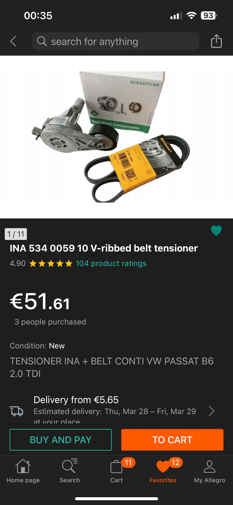 Tensionatori INA 534005910 - Prodotto Di Qualità, Compatibilità Universale - 9