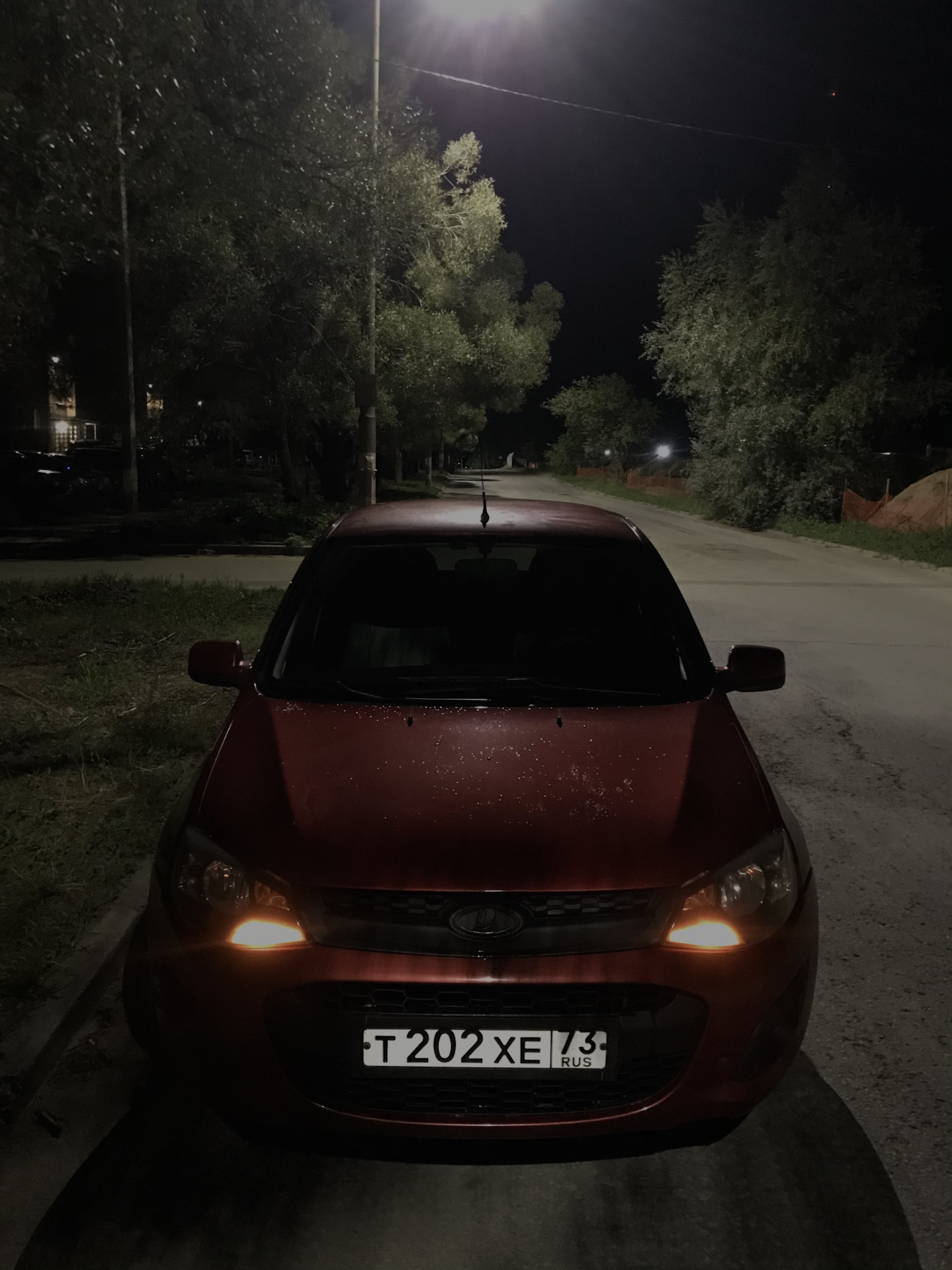 Лампы габарита и заднего хода — Lada Калина 2 хэтчбек, 1,6 л, 2013 года ...