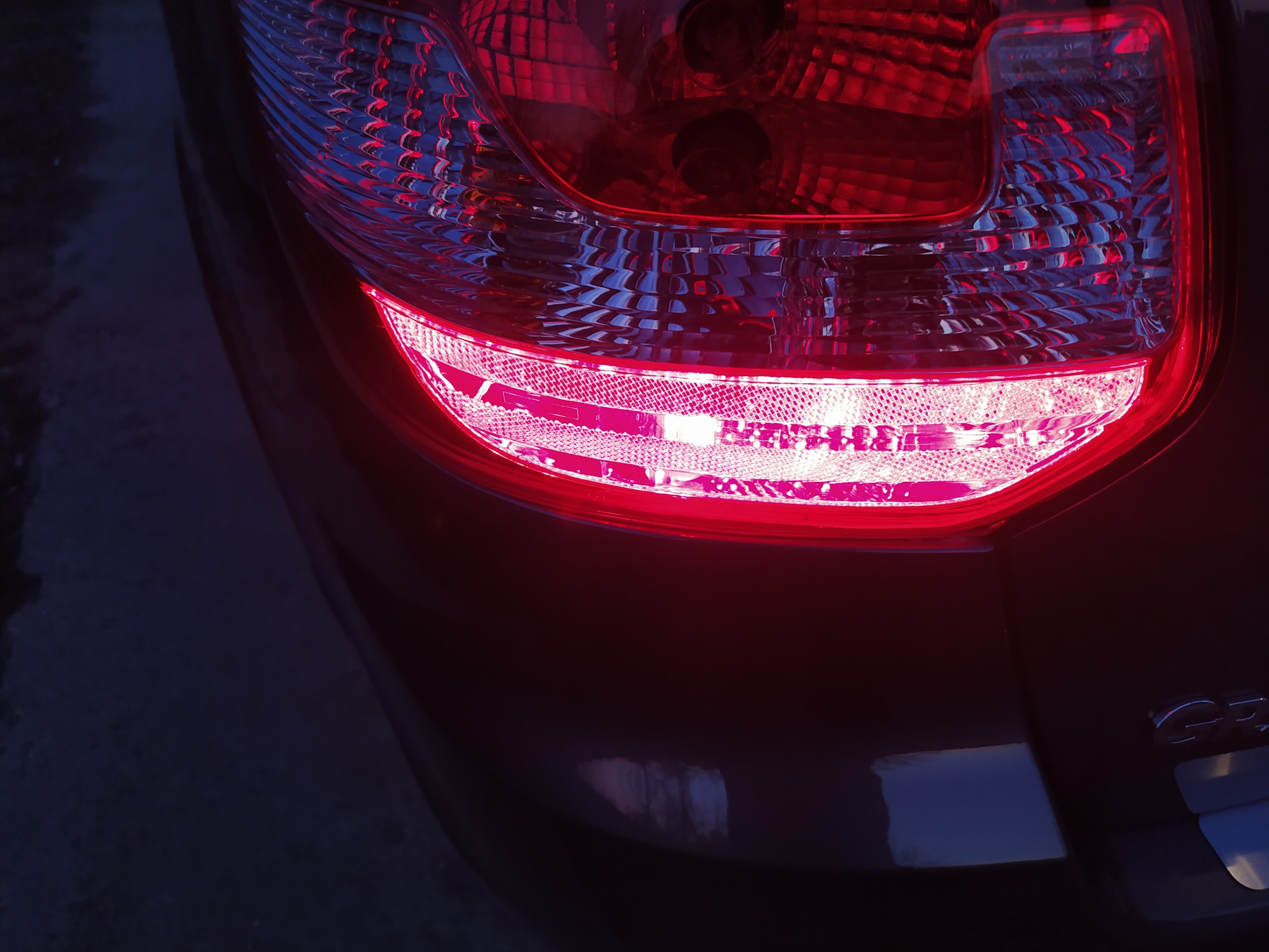 Хромированные лампы поворотов AVS & Красные LED Narva в габариты — Lada ...