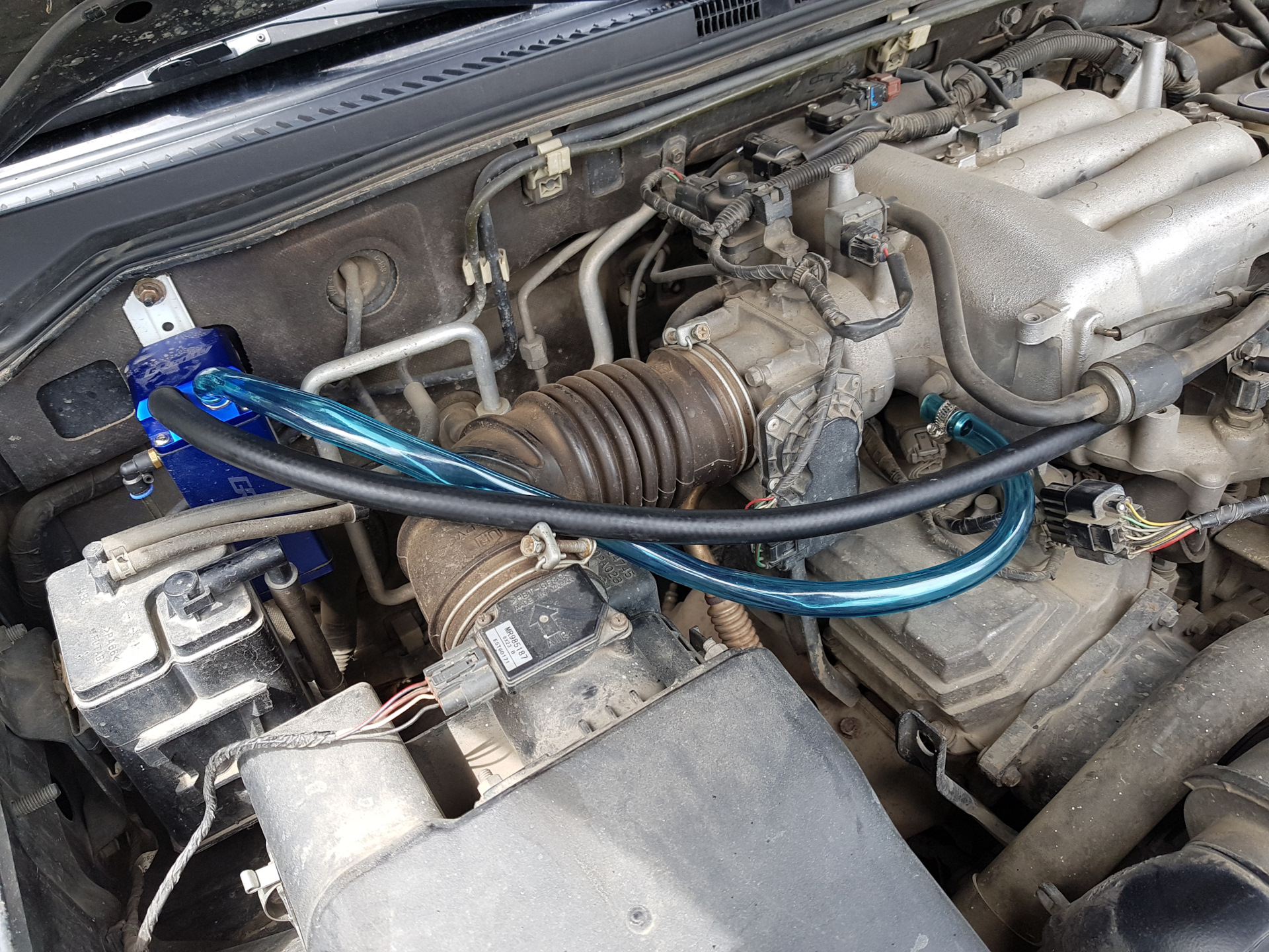 179900 Маслоуловитель на 6g75. Часть 2. — Mitsubishi Pajero (4G), 3,8 л ...