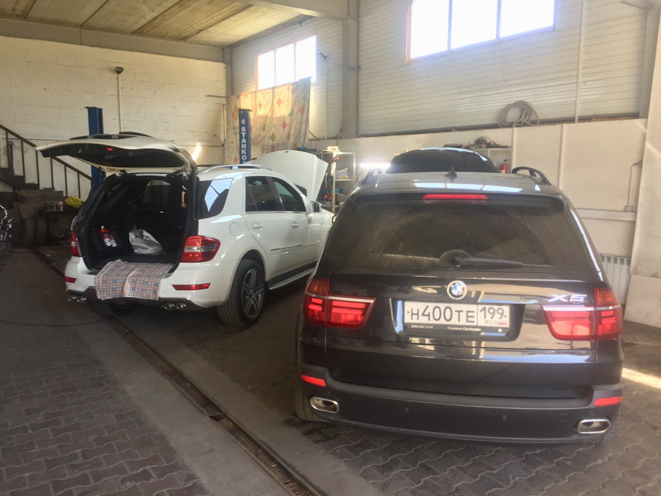 Все еще несется))) + БэМэВэ на аналогичных процедурах — Mercedes-Benz M-Class (W164)