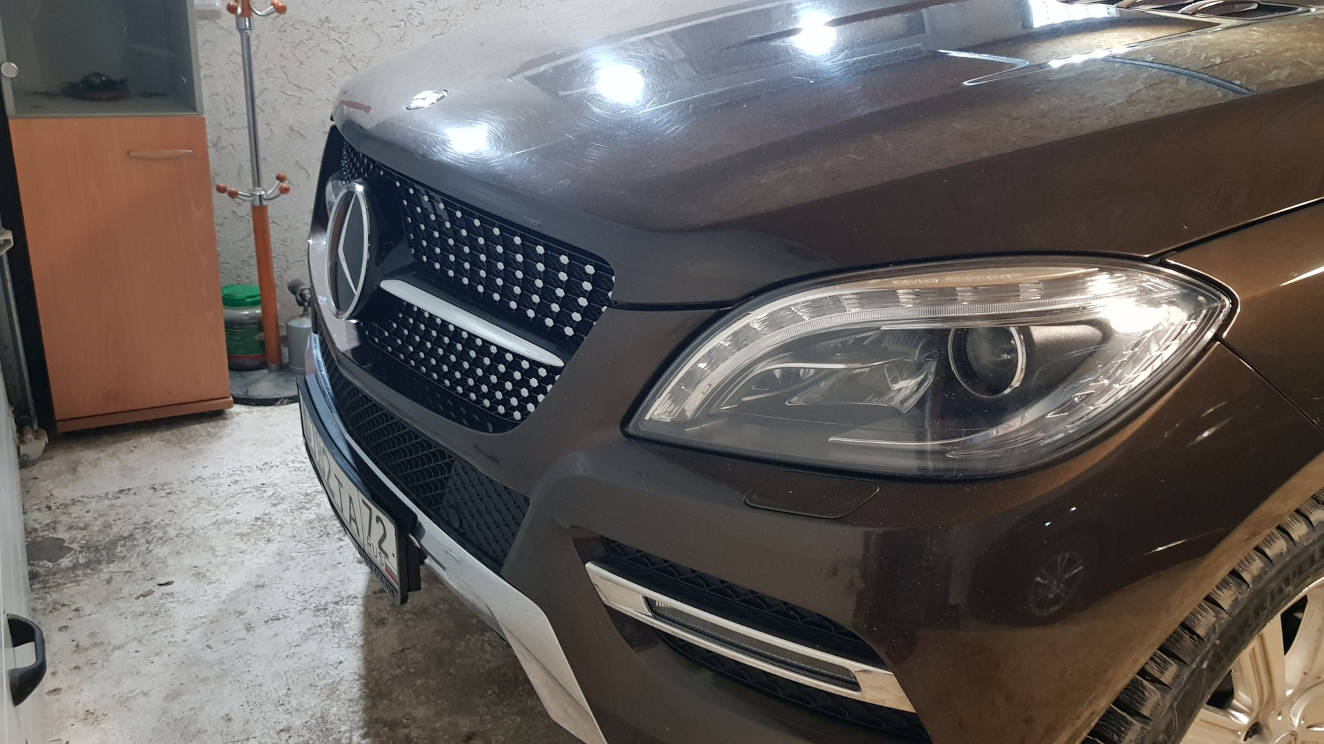 W166 ML350 решетка Diamond — DRIVE2