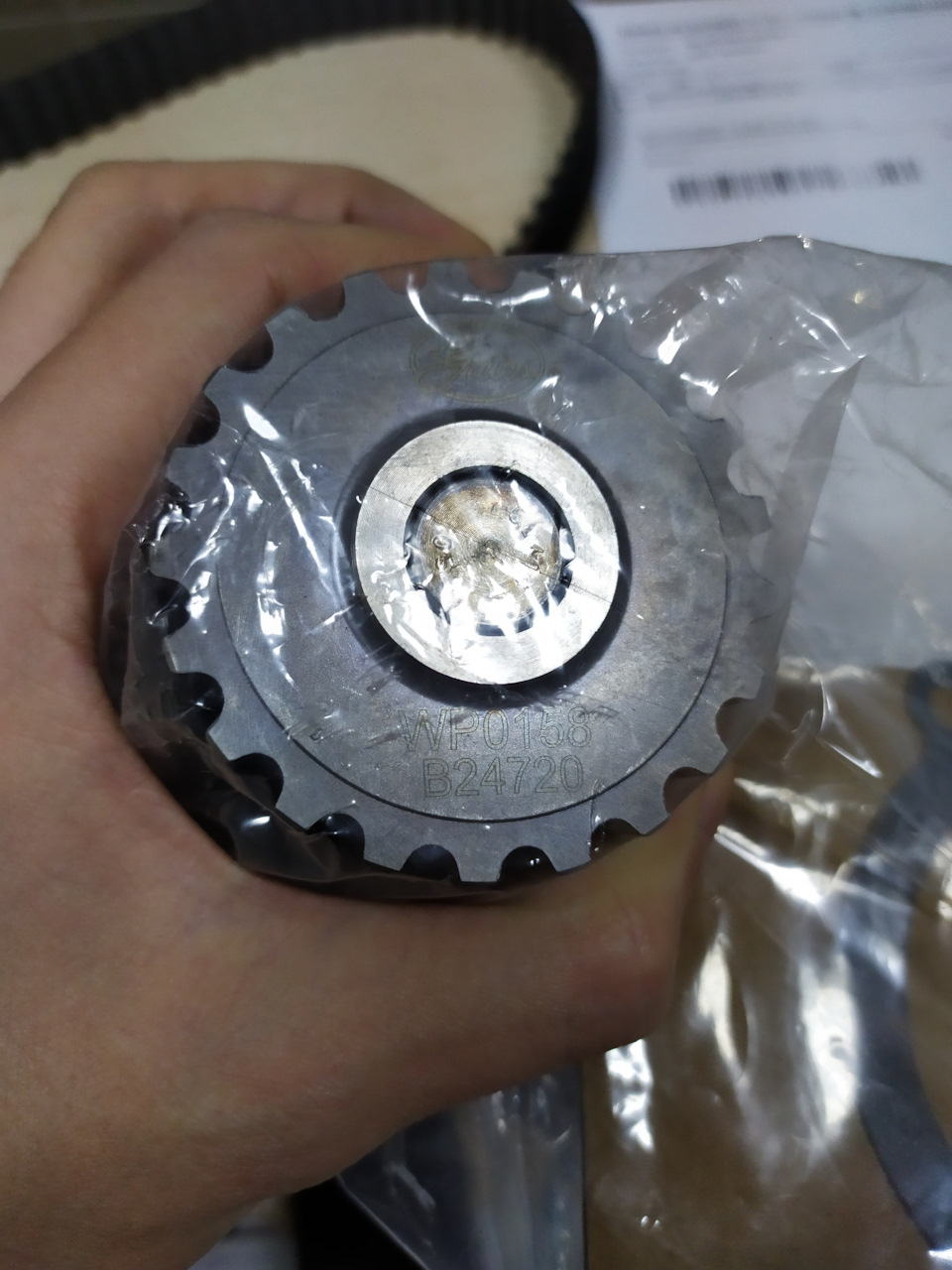 Замена ГРМ Гранта 21127 и обводного ремня с роликом — Lada Гранта (1G ...