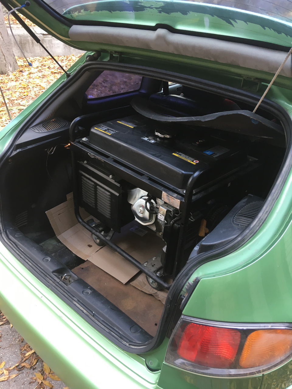 Номер 6. О грузоподъёмности пост — Daewoo Lanos, 1,6 л, 2003 года ...