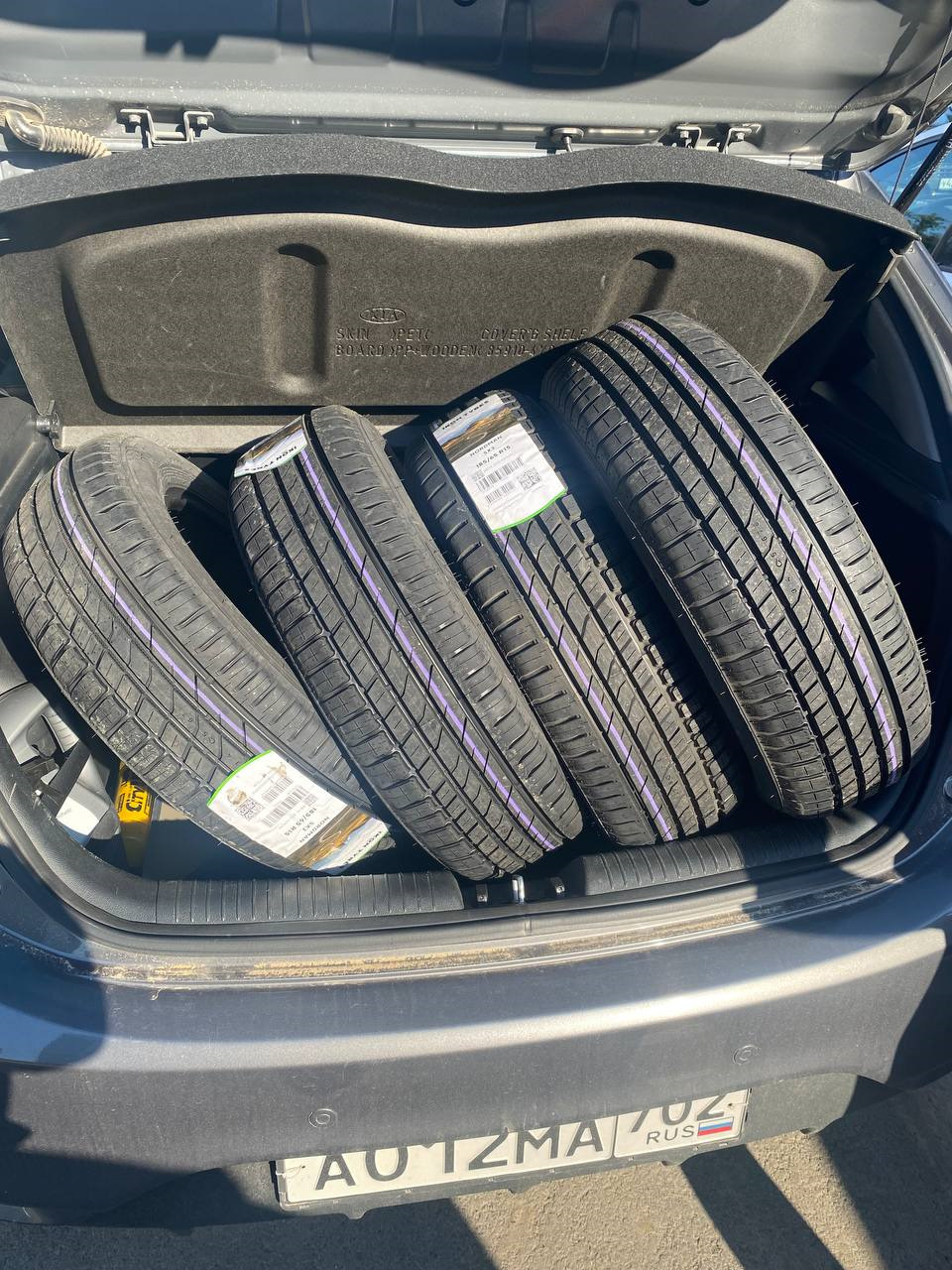 Снова новые летние шины — KIA Rio 5-door (3G), 1,4 л, 2017 года | шины ...