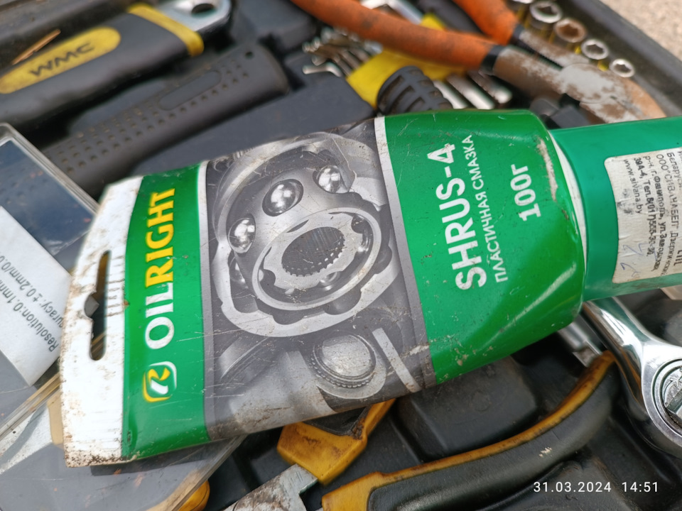 Смазка, рокировка подшипников навесного оборудования. Первое вскрытие ...