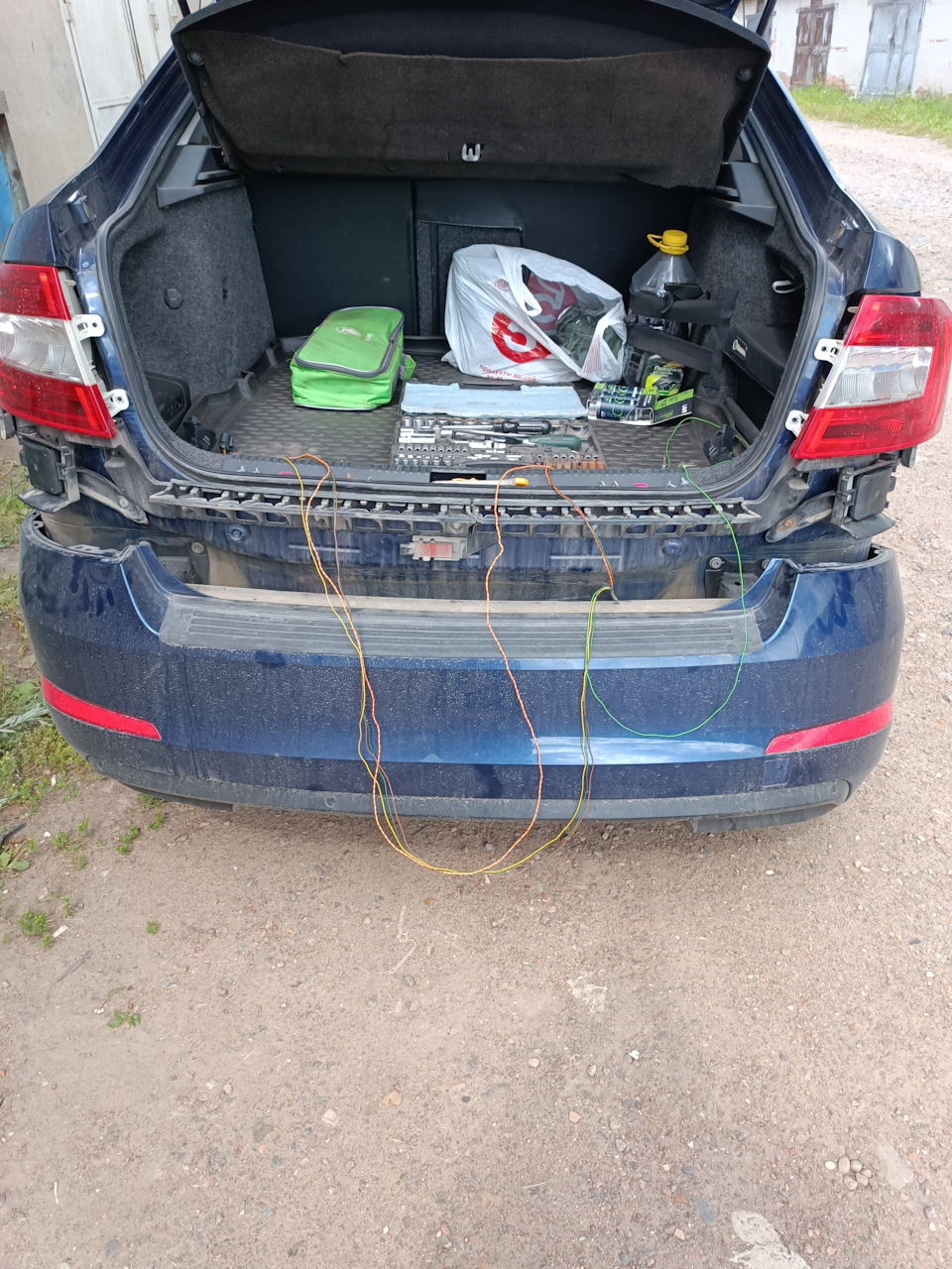 Расплел проводку — Skoda Octavia A7 Mk3