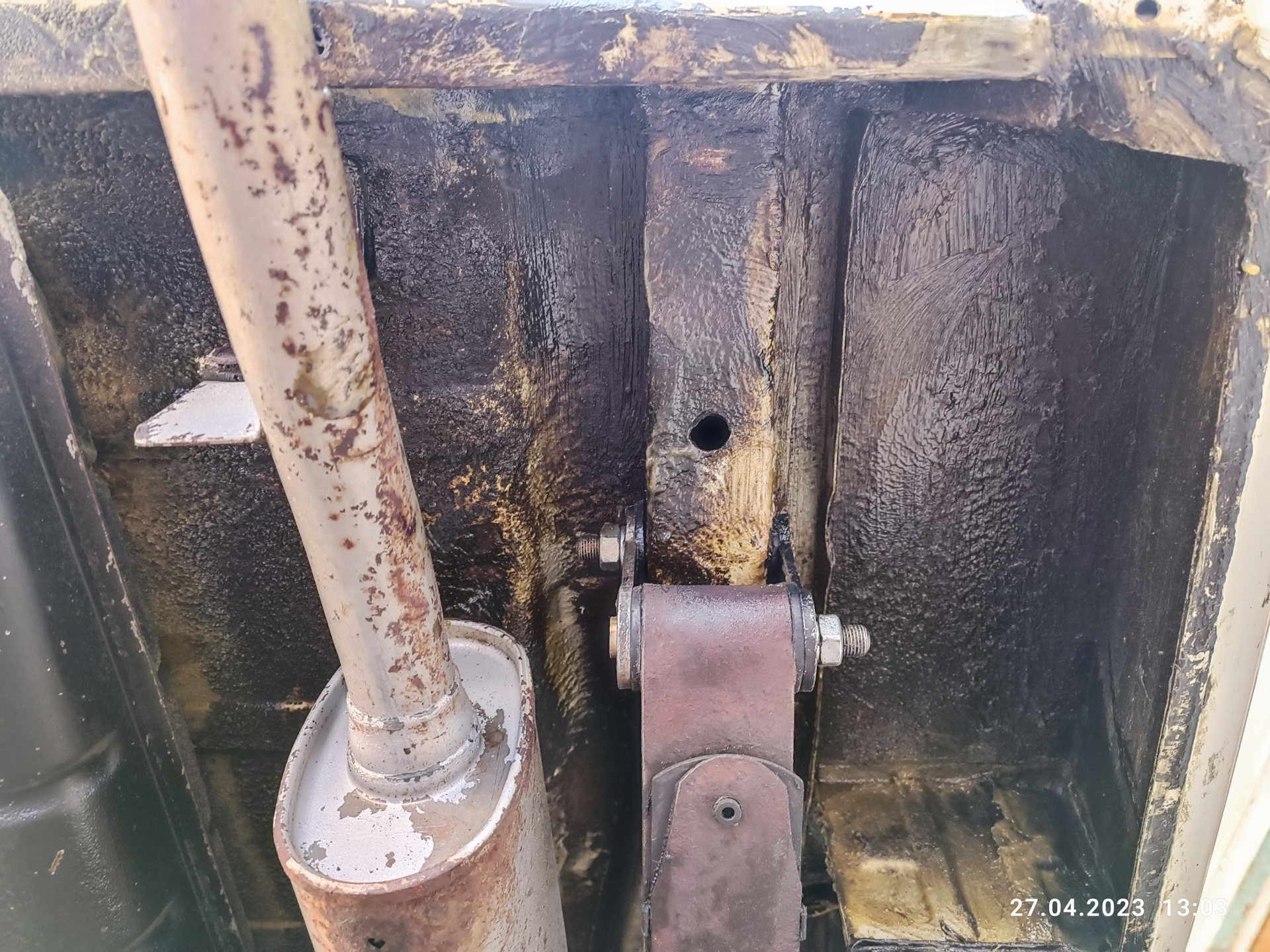 Антикор пушсалом и раст стопом — ГАЗ 2410, 4,7 л, 1987 года | своими ...