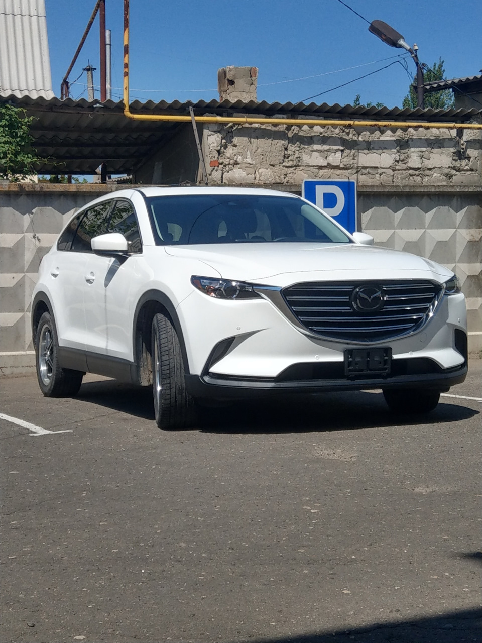 Рамка для номера на Неубиваемого. — Mazda CX-9 (2G), 2,5 л, 2019 года |  стайлинг | DRIVE2