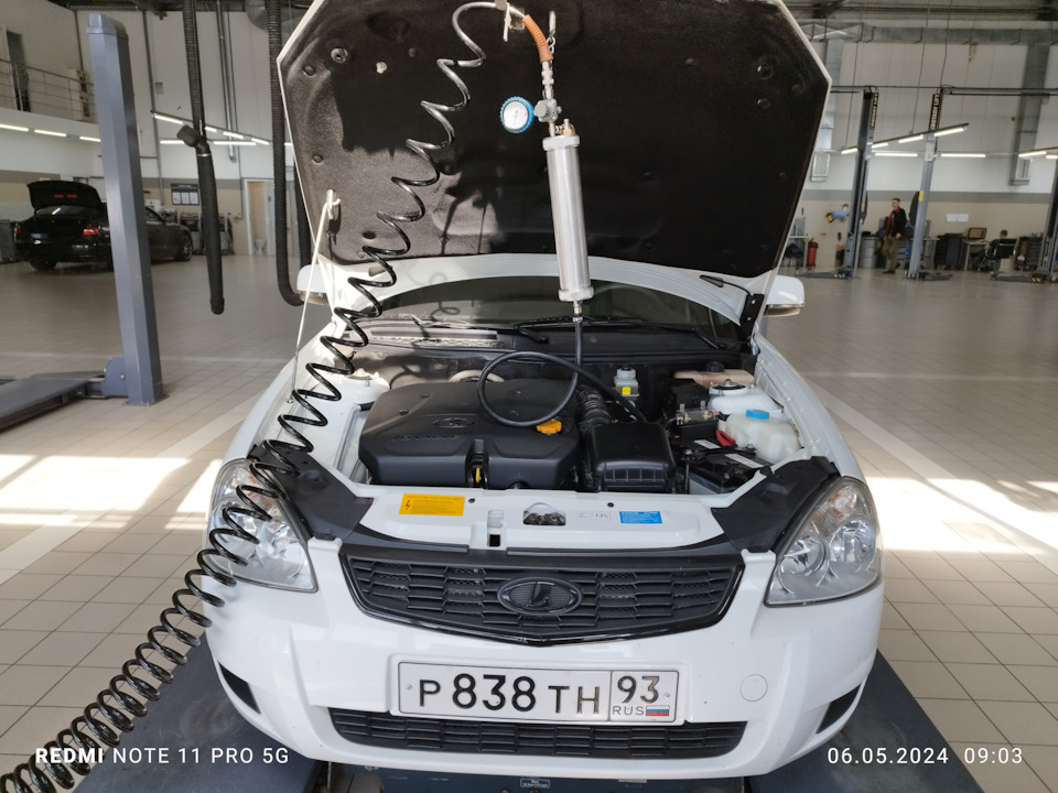 Промывка форсунок — Lada Приора седан, 1,6 л, 2017 года | плановое ТО ...