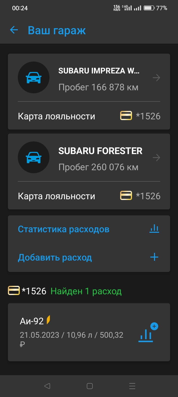 Небольшая запись про расход топлива — Subaru Forester (SG), 2 л, 2003 года  | заправка | DRIVE2