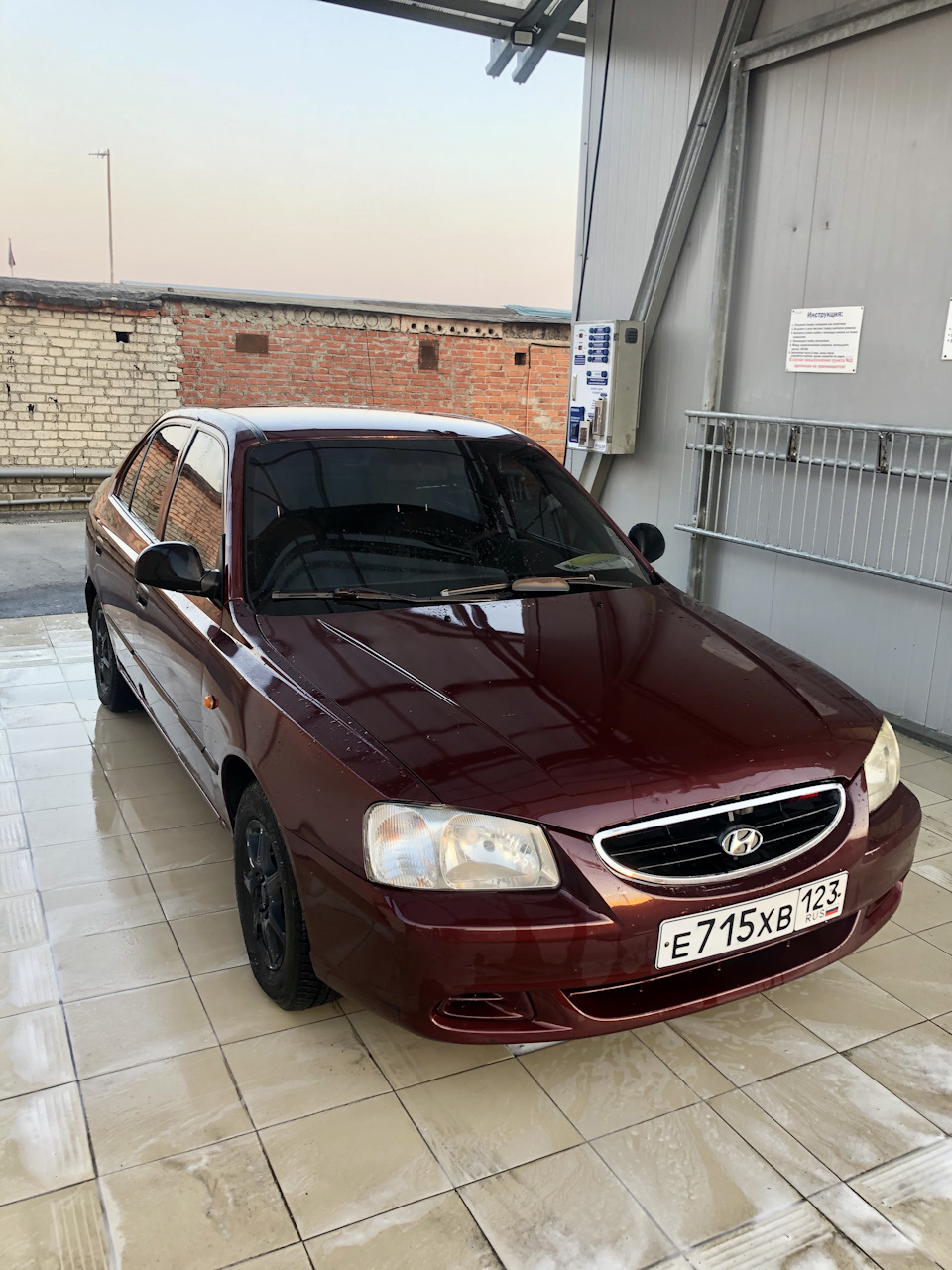 Тонировка 50% — Hyundai Accent (2G), 1,5 л, 2008 года | тюнинг | DRIVE2