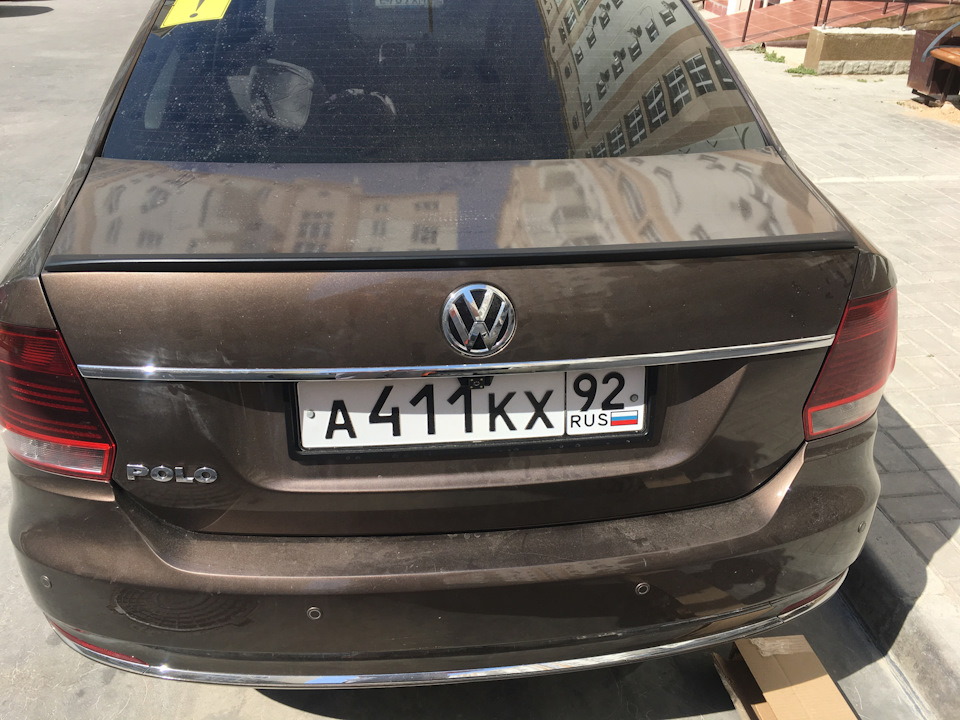 Лип спойлер Volkswagen Polo